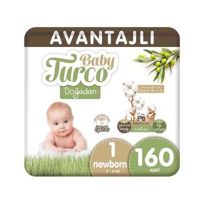 Doğadan 1 Numara Newborn 160 Adet