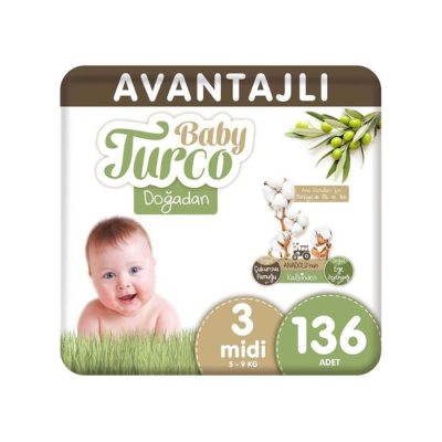 Doğadan 3 Numara Midi 136 Adet