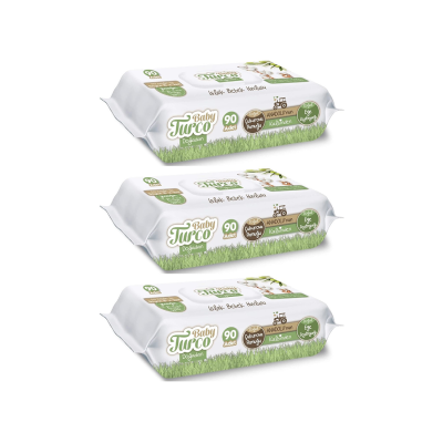 Doğadan Yenidoğan Islak Bebek Havlusu 3x90