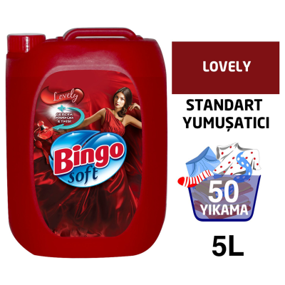 Soft Lovely Çamaşır Yumuşatıcısı 5 lt