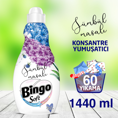 Soft Konsantre Çamaşır Yumuşatıcısı Sümbül Masalı 1440 ml