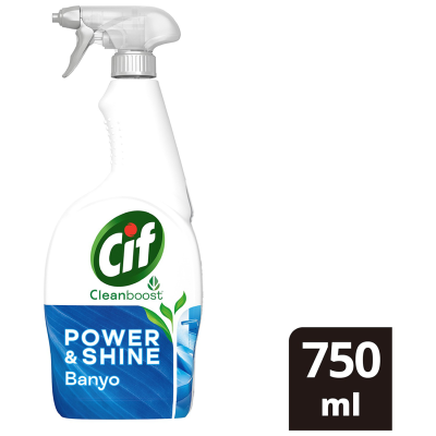 Power Shine Cleanboost Sprey Temizleyici Banyo İçin Temizleyici ve Kireç Çözücü 750 ML