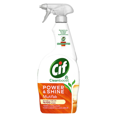 Power Shine Cleanboost Sprey Temizleyici Mutfak İçin Temizleyici ve Yağ Çözücü 750 ML