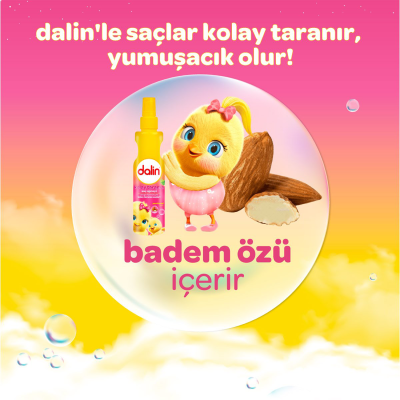 Kolay Tarama Saç Spreyi Badem Özlü