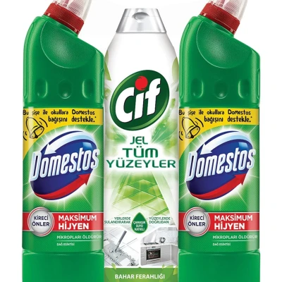 Dağ Esintisi 2'li + Cif Tüm Yüzeyler İçin Jel 750 ml 30560536