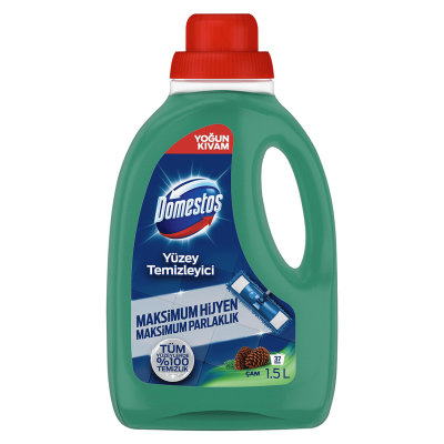 Yüzey Temizleyici Çam Maksimum Hijyen Tüm Yüzeyler için Yüzey Temizleyici 1500 ML