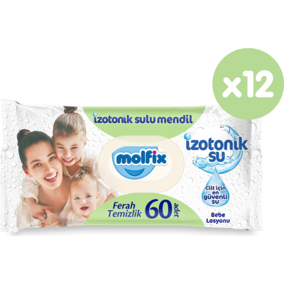 İzotonik Sulu Islak Mendil Ferah Temizlik 720 Yaprak