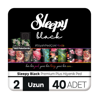 Black Premium Plus Hijyenik Ped Uzun 40 Adet