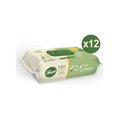 Doğal Pamuklu Temizlik Havlusu 12x50 Adet (600 Yaprak)