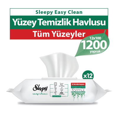 Easy Clean Yüzey Temizlik Havlusu 12x100 Yaprak