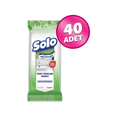 Tüm Yüzeyler Islak Mendili 40 Yaprak