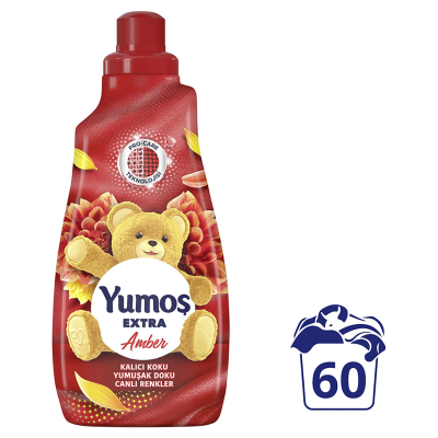 Extra Konsantre Çamaşır Yumuşatıcısı Renkliler İçin Amber 1440 ML 60 Yıkama