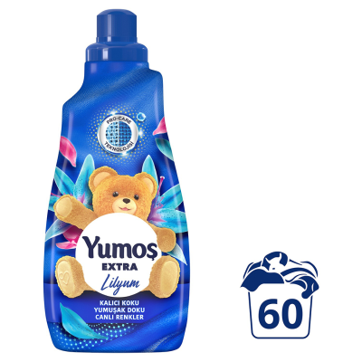 Extra Konsantre Çamaşır Yumuşatıcısı Kalıcı Koku Renkliler İçin Lilyum 1440 ML 60 Yıkama